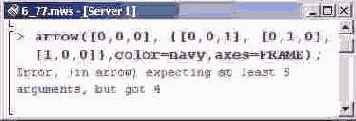   : Error, 